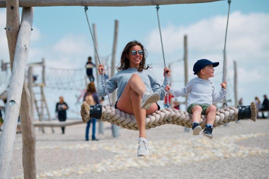 Spa&szlig; am Salamander-Spielplatz, &copy; NB/Wegerbauer